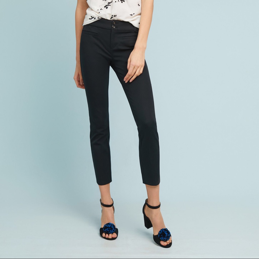 Anthropologie The Essential Slim Trousers